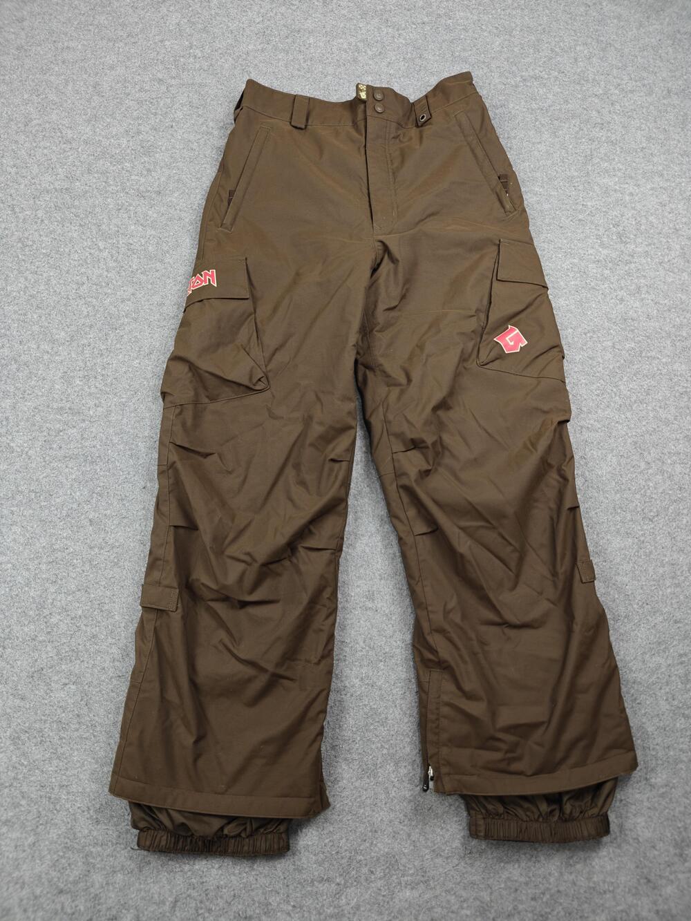 Burton Pants Womens XL Brown Snow Pants Softshell Insulated Waterproof Skiing